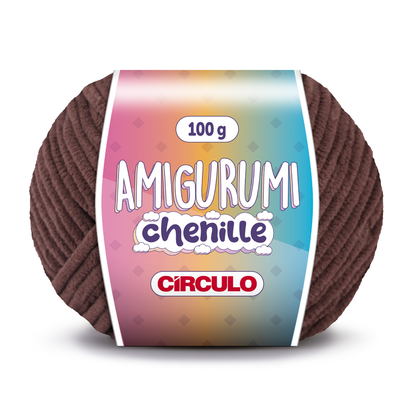 Fio Amigurumi Chenille Circulo 100g com 110m