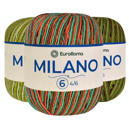 Fio Euroroma Milano 6 200g 4/6 com 226m