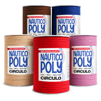 Fio Náutico Poly Círculo 5mm com 182m e 500g