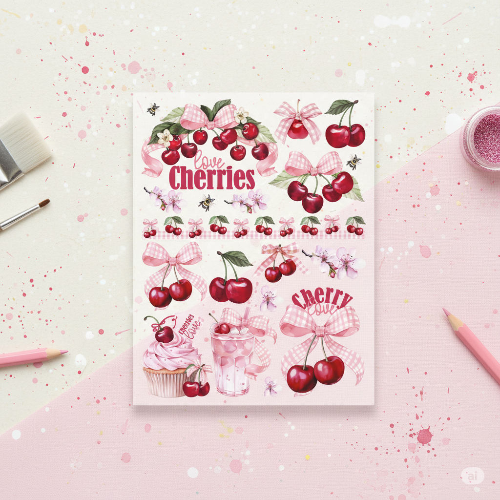 Transfer Litoarte 15x19,5cm TIM-001 Cereja