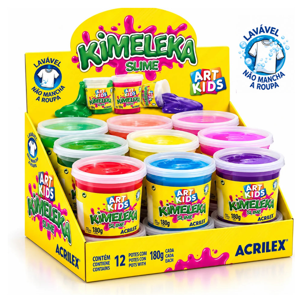 Kimeleka Slime Acrilex 180g Art Kids