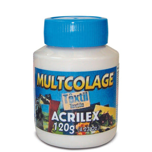 Multcolage Cola Gel Têxtil Acrilex 120g