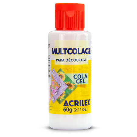 Multcolage Cola Gel Decoupage Acrilex 60g