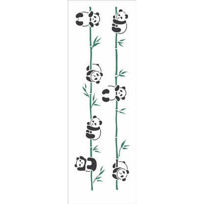 Stencil OPA 10x30 3565 Infantil Pandinhas