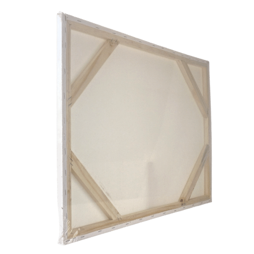 Tela para Pintura 70x90x2cm Chassi Simples Virada