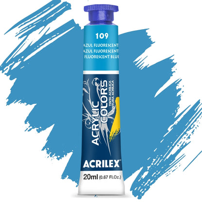 Tinta Acrylic Colors Acrilex 20ml Tinta Acrílica para Telas