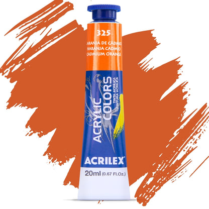 Tinta Acrylic Colors Acrilex 20ml Tinta Acrílica para Telas
