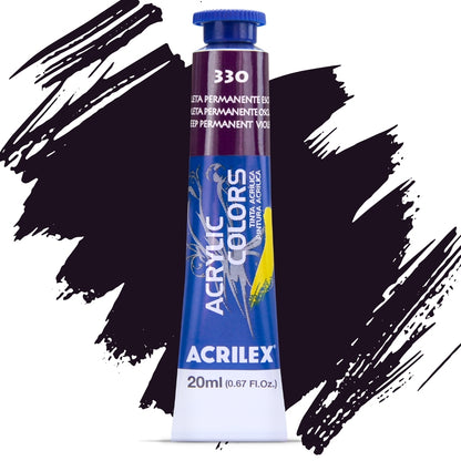 Tinta Acrylic Colors Acrilex 20ml Tinta Acrílica para Telas