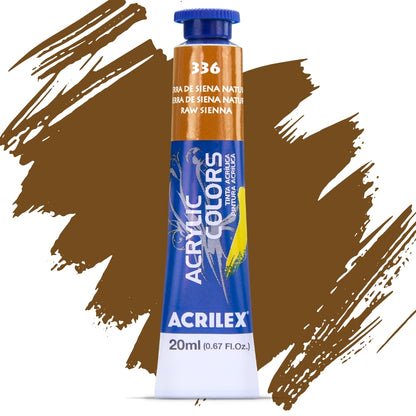 Tinta Acrylic Colors Acrilex 20ml Tinta Acrílica para Telas