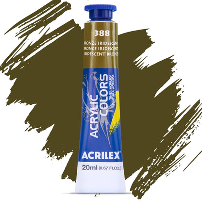 Tinta Acrylic Colors Acrilex 20ml Tinta Acrílica para Telas