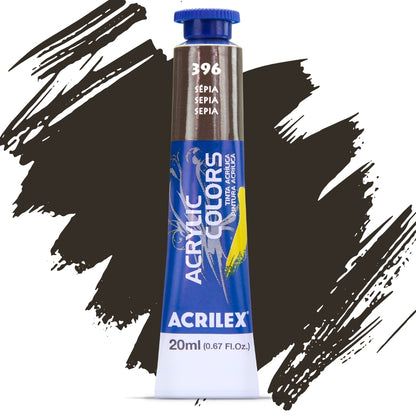 Tinta Acrylic Colors Acrilex 20ml Tinta Acrílica para Telas