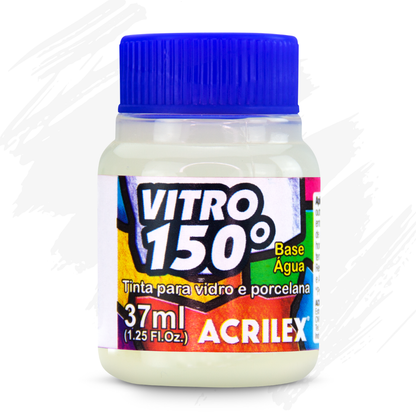 Tinta Vitro 150 Acrilex 37ml Vidro e Porcelana