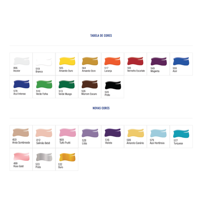 Tinta Vitro 150 Acrilex 37ml Vidro e Porcelana