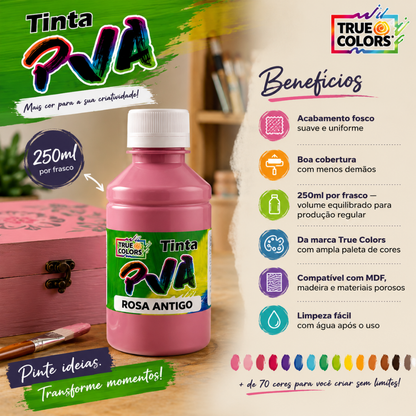 Tinta PVA Fosca True Colors 250ml