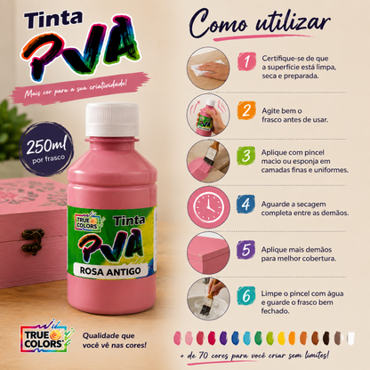 Tinta PVA Fosca True Colors 250ml