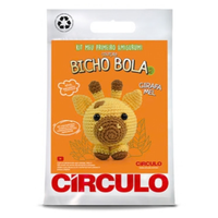 Kit Meu Primeiro Amigurumi Bicho Bola 2 Cor 03 Girafa Mel
