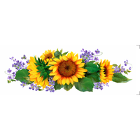 Transfer Têxtil 7x20cm  Opa 3832 Flores Girassóis