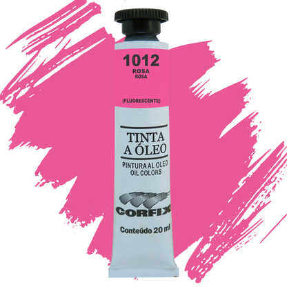 Tinta Óleo Fluorescente Corfix Bisnaga 20ml