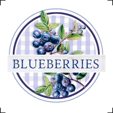 Transfer de Imagem Litoarte 8x8cm TIT-007 Fruta Blueberry