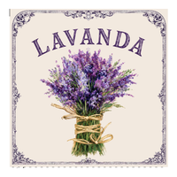 Transfer Têxtil 10x10cm  Opa 3853 Flor Lavanda