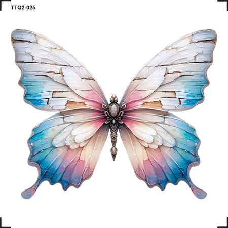 Transfer Têxtil 8x8cm TTQ2-025 Butterfly