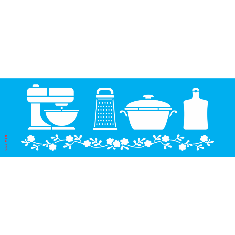 Stencil OPA 10x30 3723 Culinária Utensílios de Confeitaria