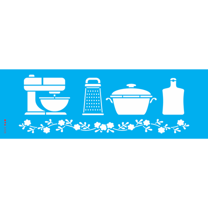 Stencil OPA 10x30 3723 Culinária Utensílios de Confeitaria