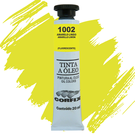 Tinta Óleo Fluorescente Corfix Bisnaga 20ml