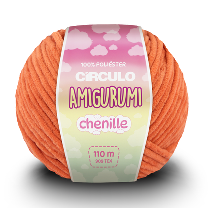 Fio Amigurumi Chenille Circulo 100g com 110m