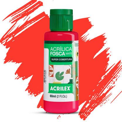 Tinta Acrílica Fosca Acrilex 60ml Nature Colors Alta Cobertura