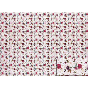 Papel Seda Litoarte PSL-030 Memorias Vintage Flores 67,5x46cm