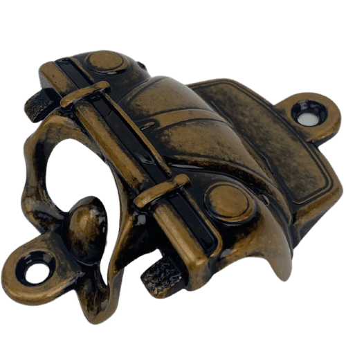 Abridor de Garrafas Fusca VW em Metal Ouro Velho Escovado 8,9x6,5cm - Palácio da Arte