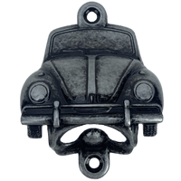 Abridor de Garrafas Fusca VW em Metal Prata Velho Escovado 8,9x6,5cm - Palácio da Arte