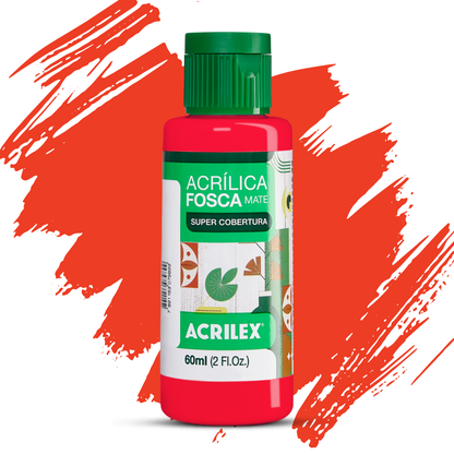 Kit 12 Tintas Acrílica Fosca Acrilex 60ml Nature Colors
