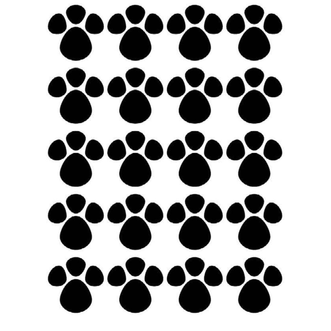 Adesivo Lousa Vinil EAL-019 Patinhas Pequenas 12x16cm - Palácio da Arte