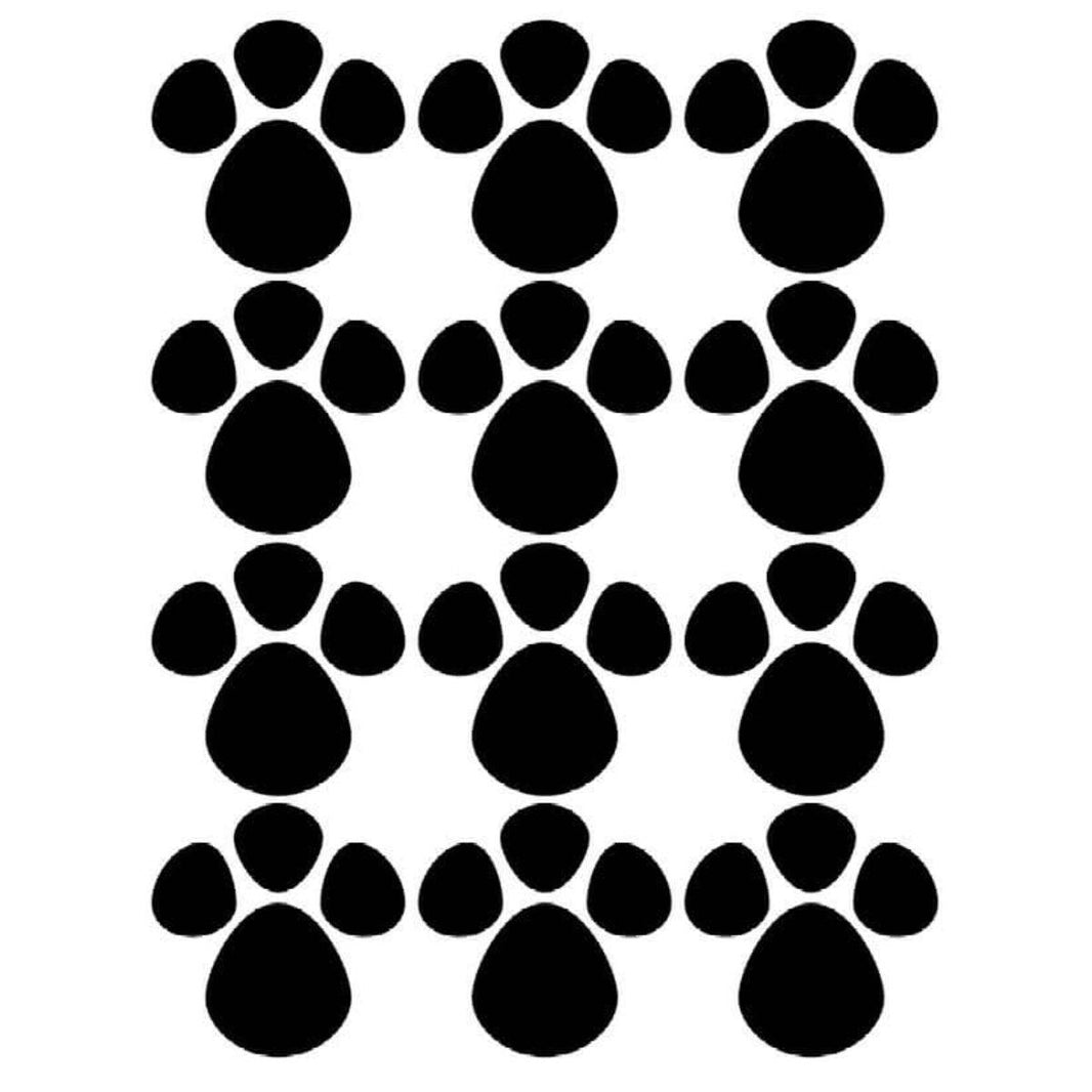 Adesivo Lousa Vinil EAL-020 Patinhas Media 12x16cm - Palácio da Arte