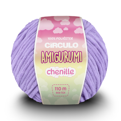 Fio Amigurumi Chenille Circulo 100g com 110m