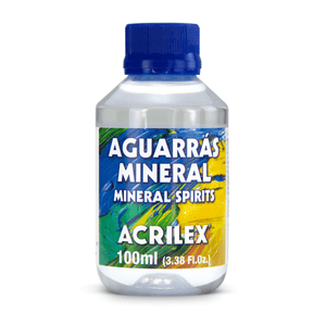 Aguarrás Mineral Acrilex 100ml Diluente - Palácio da Arte