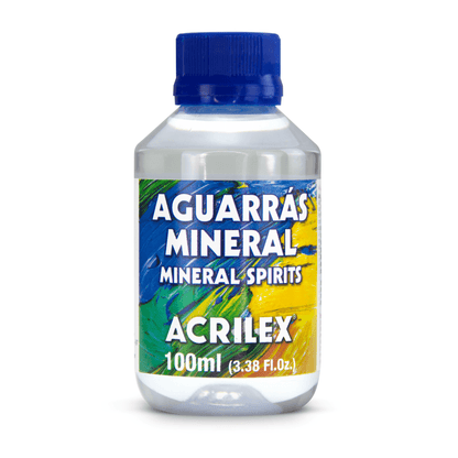 Aguarrás Mineral Acrilex 100ml Diluente - Palácio da Arte