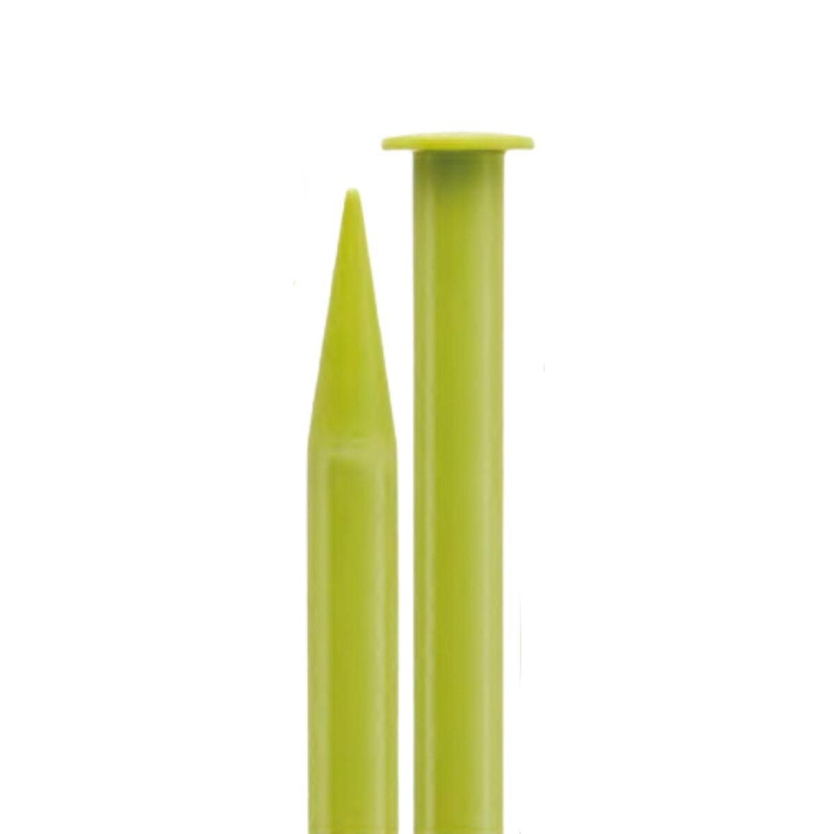 Agulha para Tricô Milward Plástica Verde D973012 38X1,2cm - Palácio da Arte