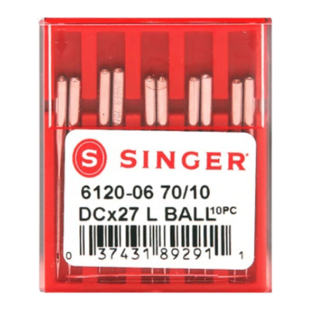 Agulha Singer Overlock para Máquina com 10 unidades N612010 - Palácio da Arte