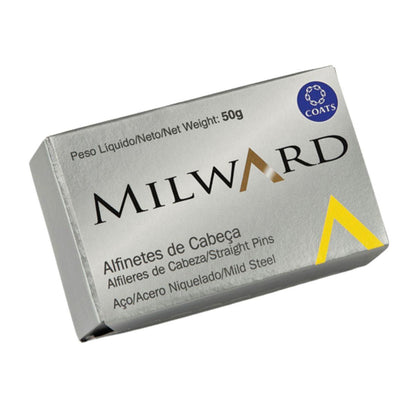 Alfinete de Cabeça 29 Aço Milward com 700 unidades 50g - Palácio da Arte