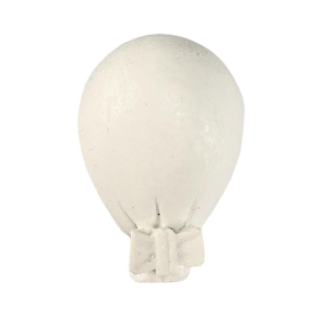 Aplique Balão Pequeno Liso 4x2,8cm com 2 unidades Resina - Palácio da Arte