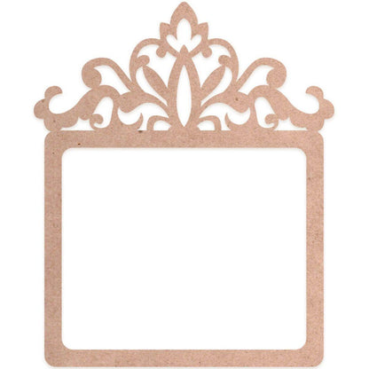 Aplique Cardboard Litoarte CBL-004 7,5x8,5cm Memórias Vintage Moldura Arabesco - Palácio da Arte