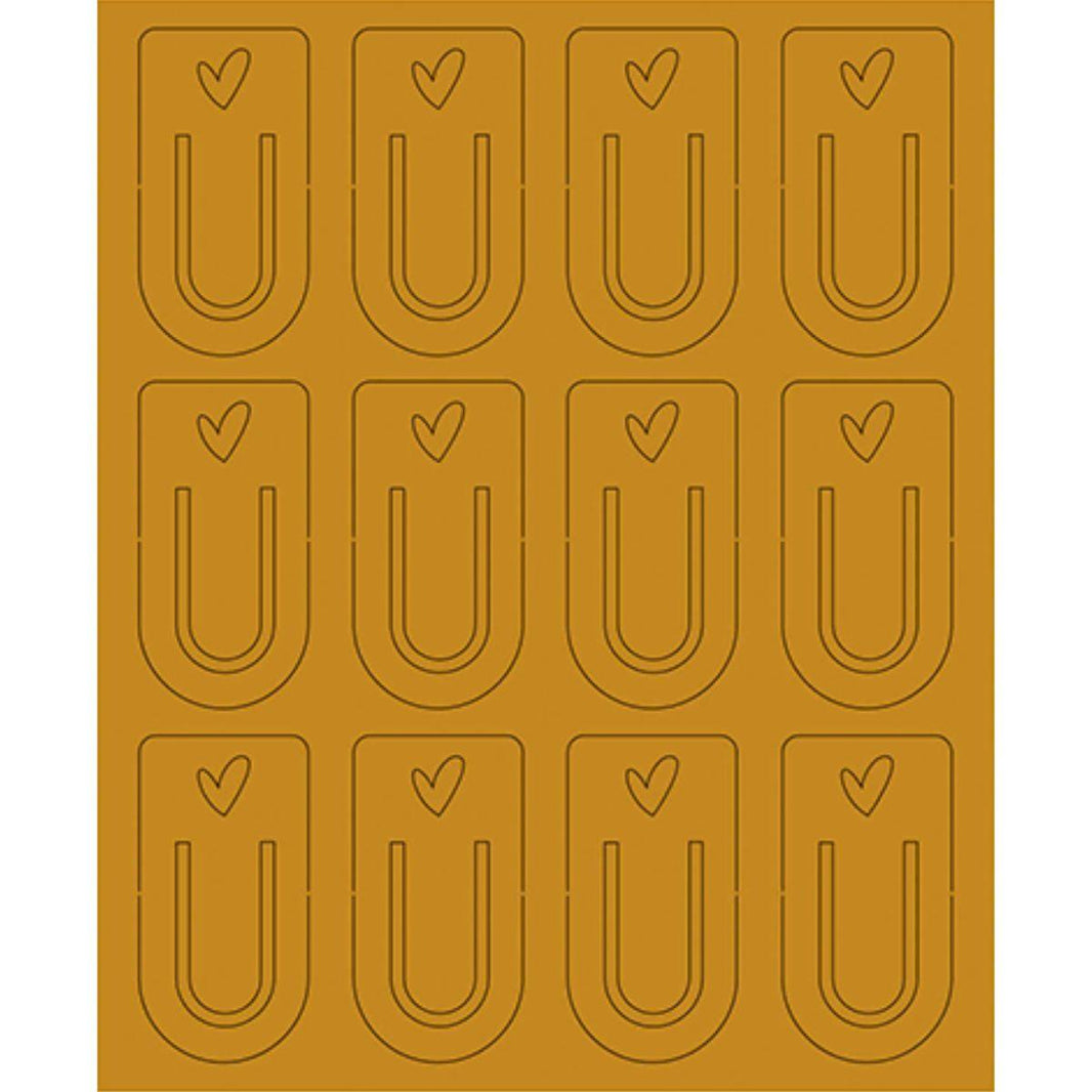 Aplique Laminado Litoarte FLR-001 7x8,5cm Clips - Palácio da Arte
