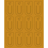 Aplique Laminado Litoarte FLR-001 7x8,5cm Clips - Palácio da Arte