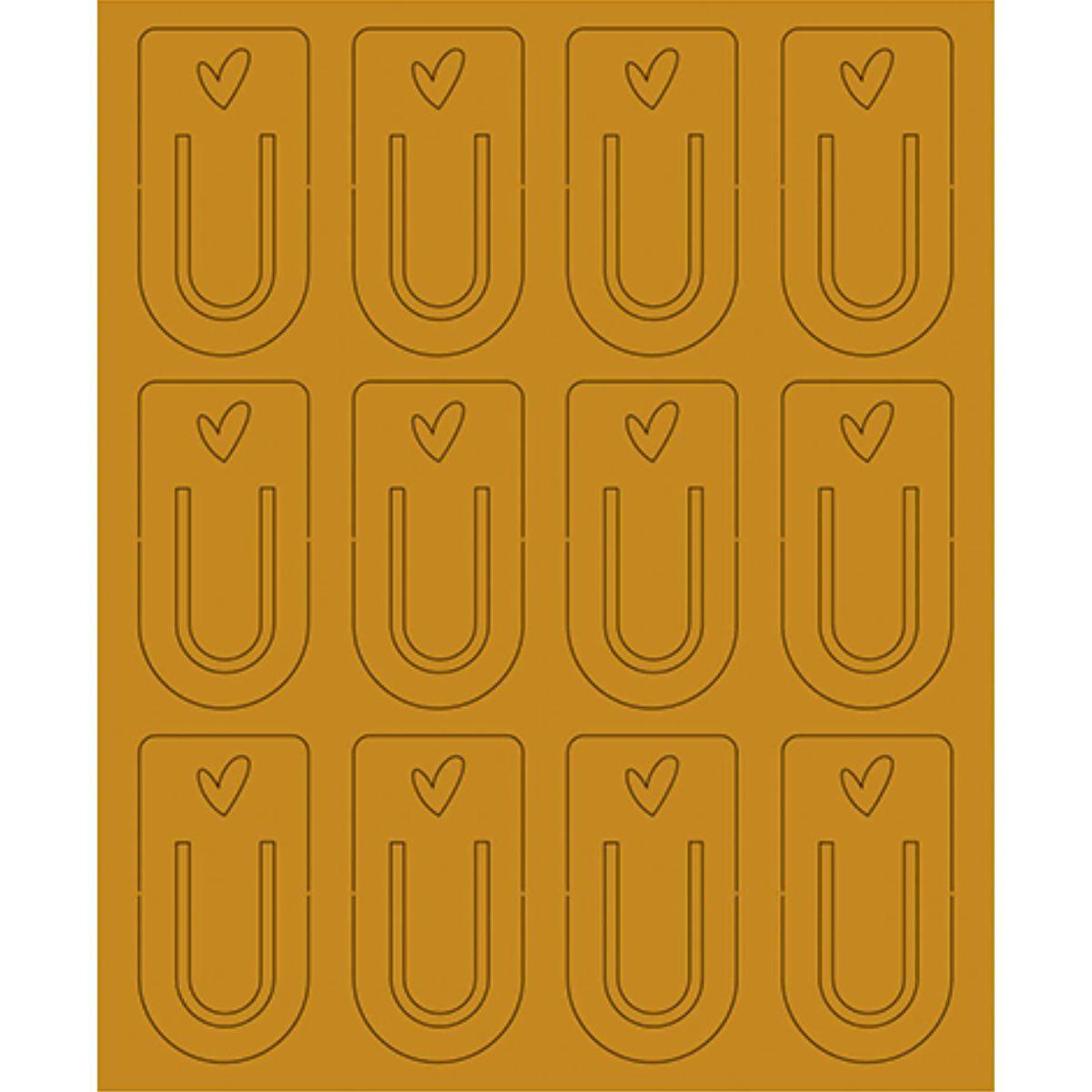 Aplique Laminado Litoarte FLR-001 7x8,5cm Clips - Palácio da Arte