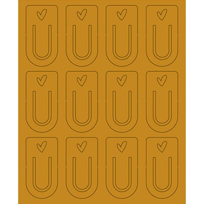 Aplique Laminado Litoarte FLR-001 7x8,5cm Clips - Palácio da Arte