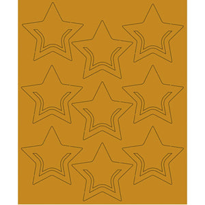 Aplique Laminado Litoarte FLR-003 7x8,5cm Natal Clips III Estrelas - Palácio da Arte