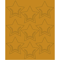 Aplique Laminado Litoarte FLR-003 7x8,5cm Natal Clips III Estrelas - Palácio da Arte